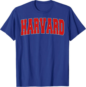 HARVARD IL ILLINOIS Varsity Style USA Vintage Sports T-Shirt - T-Shirt | Royal
