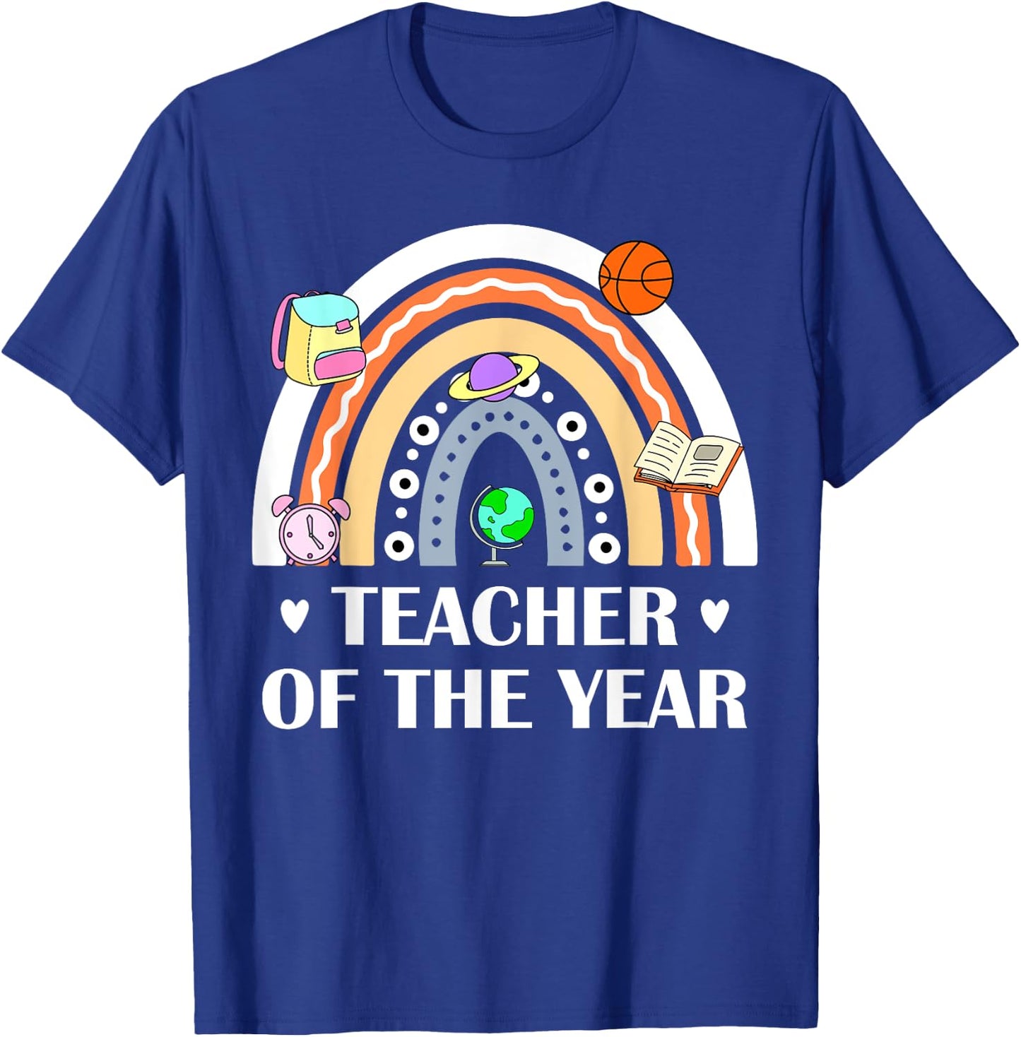 Teacher Of The Year Best Teacher Ever Men Women T-Shirt - T-Shirt | Royal