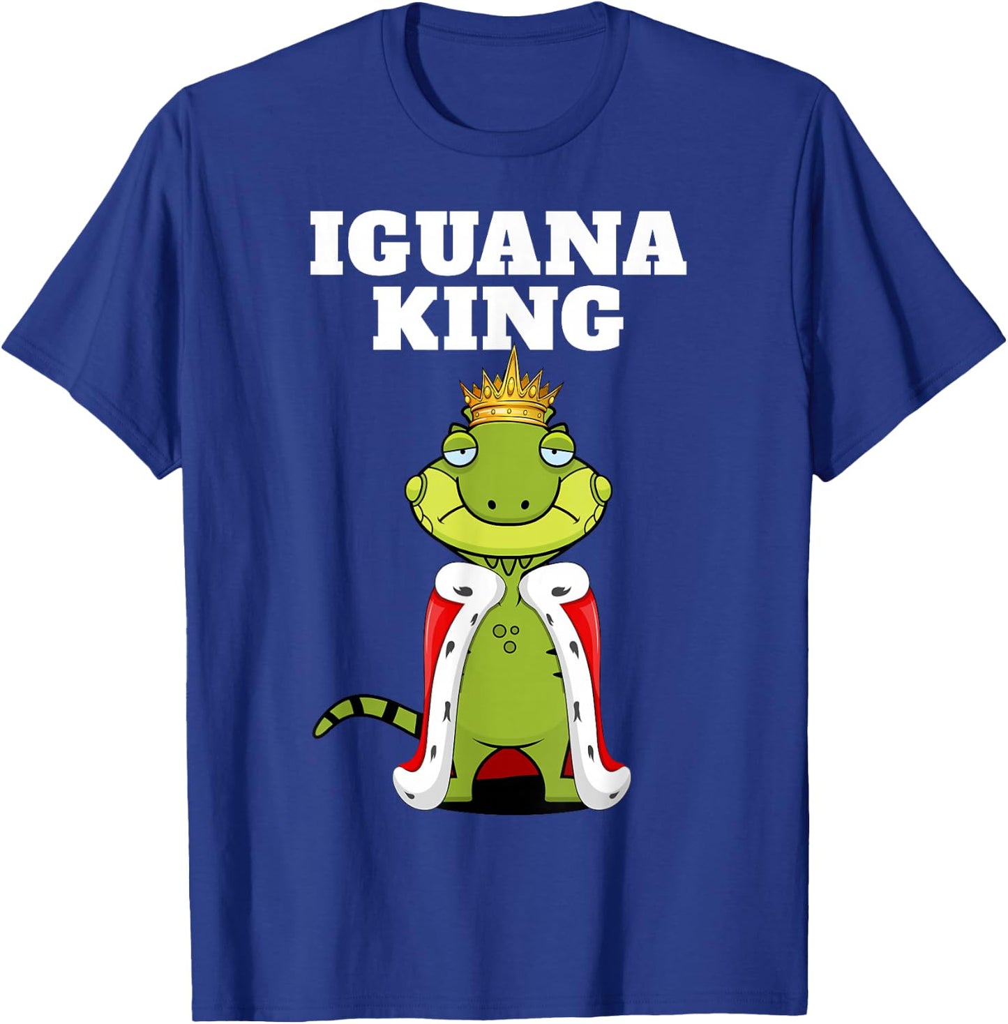 Iguana King | Boys Iguana | Iguana T-Shirt - T-Shirt | Royal