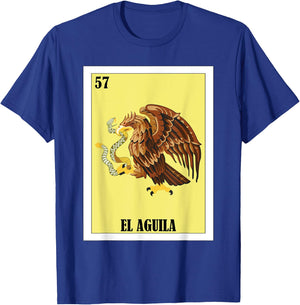 Funny Mexican Flag Design - El Aguila T-Shirt - T-Shirt | Royal