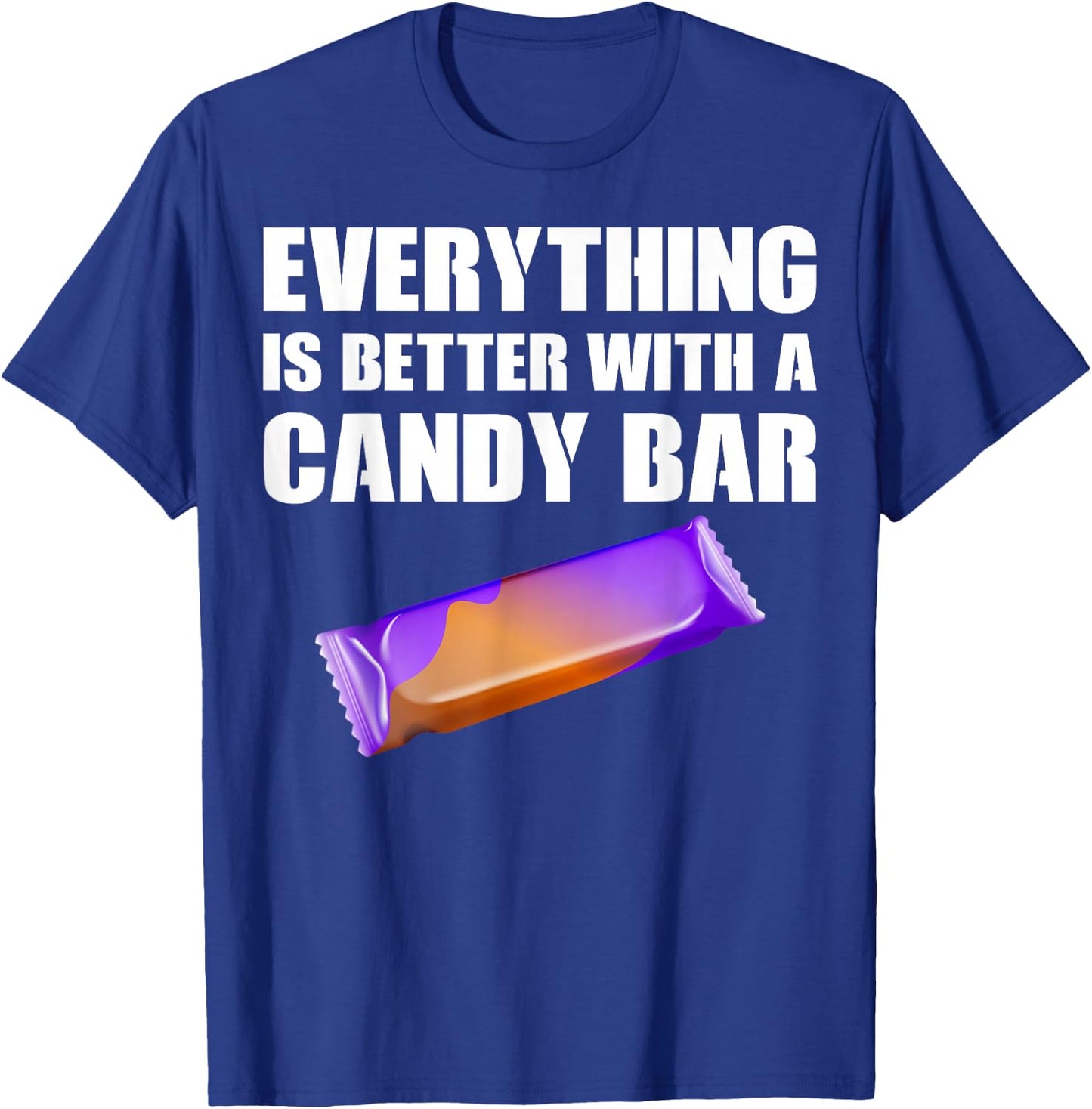 Candy Bar Apparel - Best Funny Bars Lover Design T-Shirt - T-Shirt | Royal