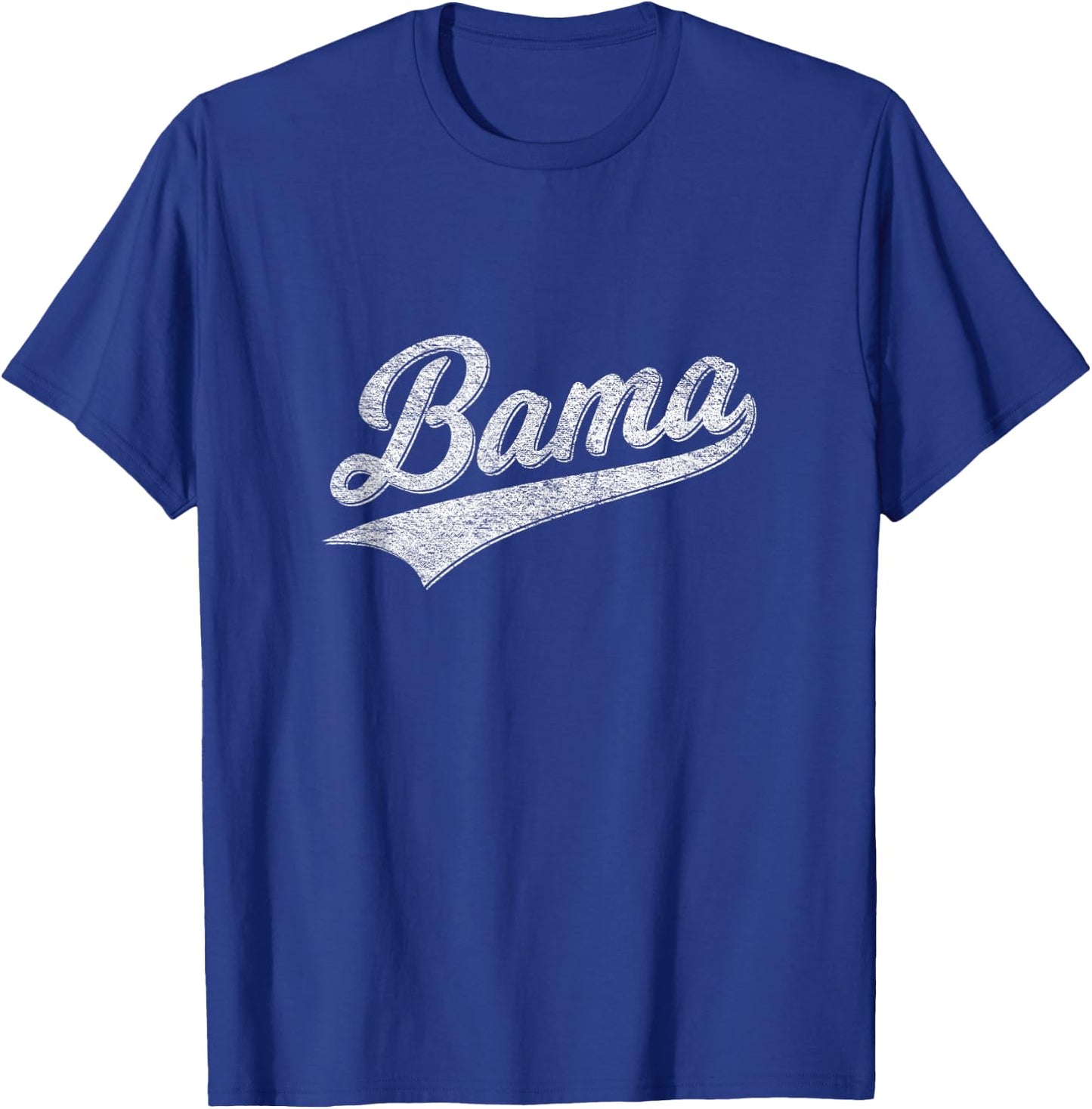 Bama Alabama Varsity Script Classic Sports Jersey Style T-Shirt - T-Shirt | Royal