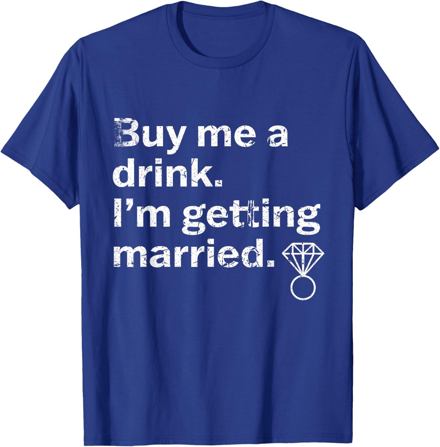 Bride Drinking Bridal Bachelorette Party Shower Engagement T-Shirt - T-Shirt | Royal