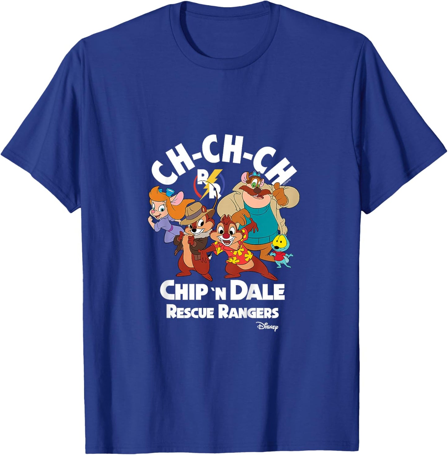 Kids Chip 'N Dale Rescue Rangers - Nature Happy Place T-Shirt - T-Shirt | Royal