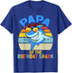 Papa of the Shark Birthday Matching Family T-Shirt - T-Shirt | Royal