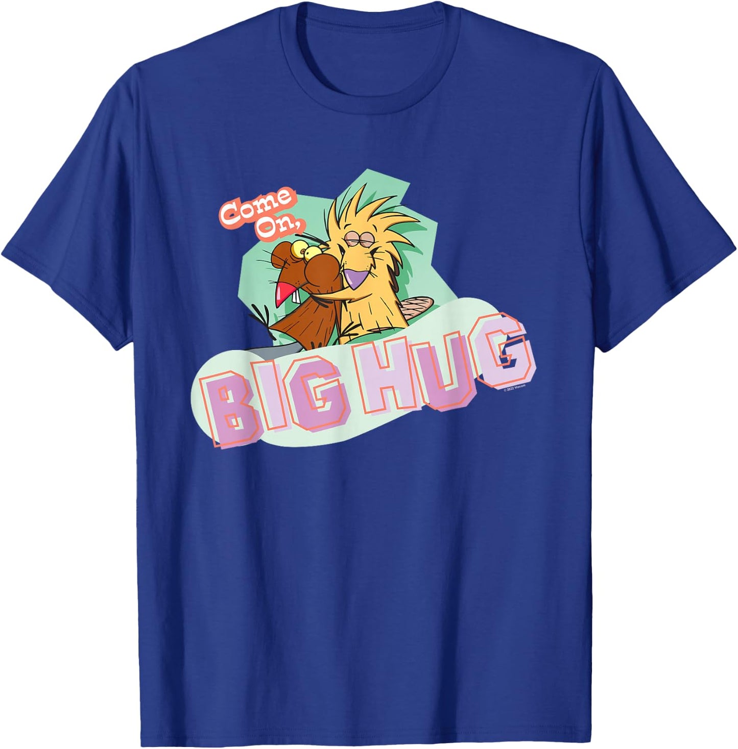 Angry Beavers Big Hug T-Shirt - T-Shirt | Royal