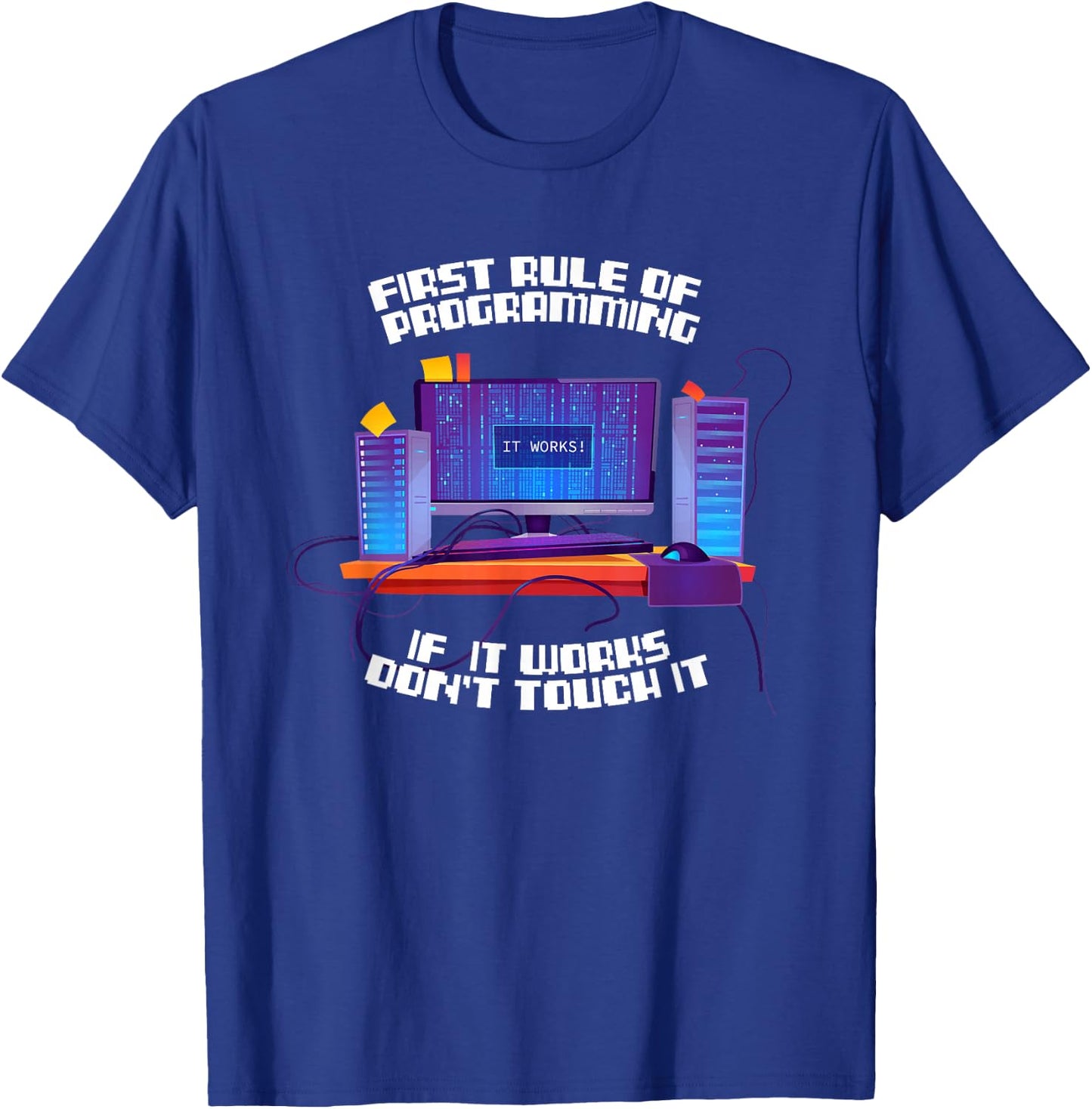 Programmer Coder - Developer Software Engineer Programming T-Shirt - T-Shirt | Royal