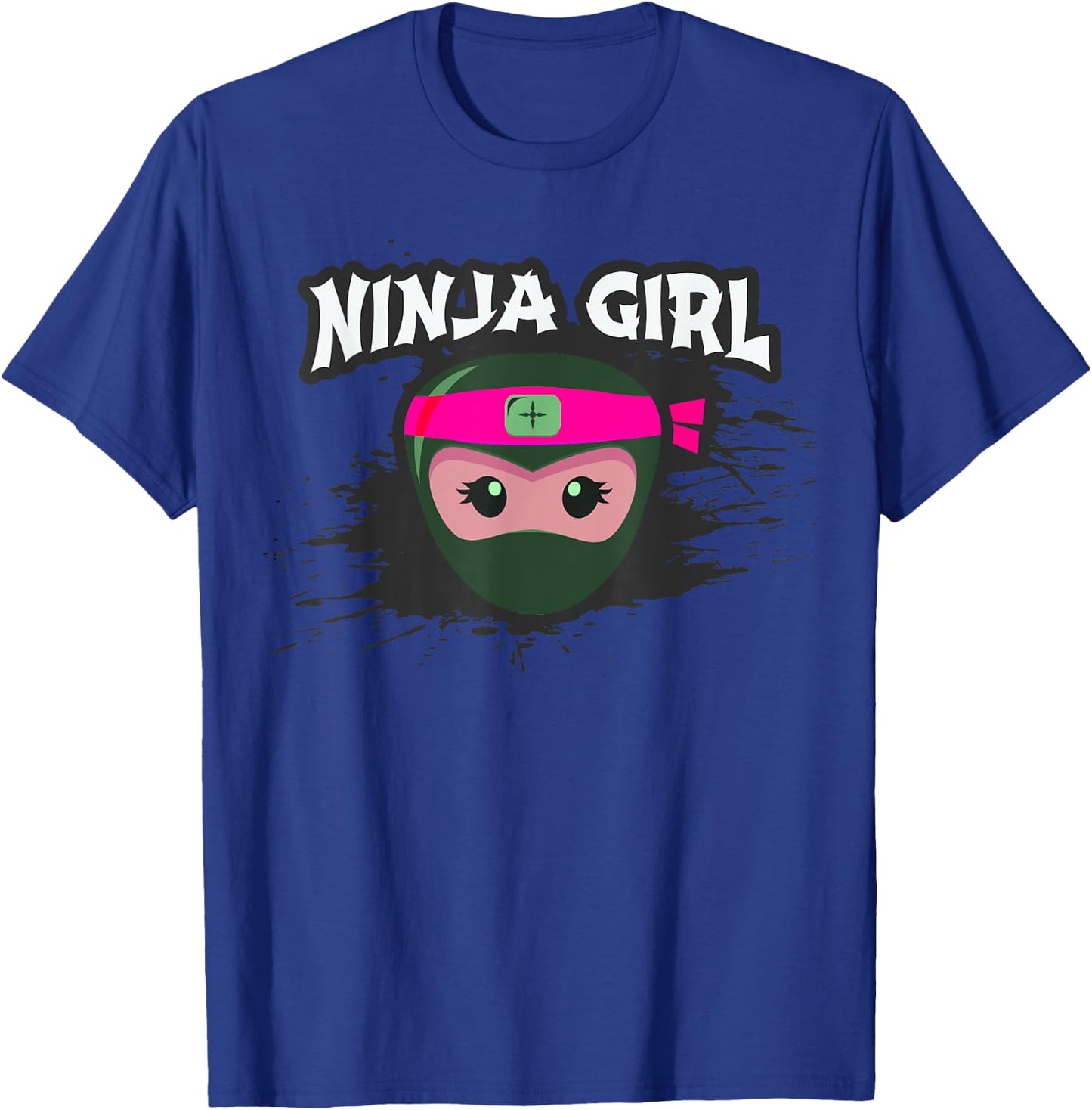 I'm NINJA GIRL I Want To Be Spy Wear A Mask Forget Princess T-Shirt - T-Shirt | Royal