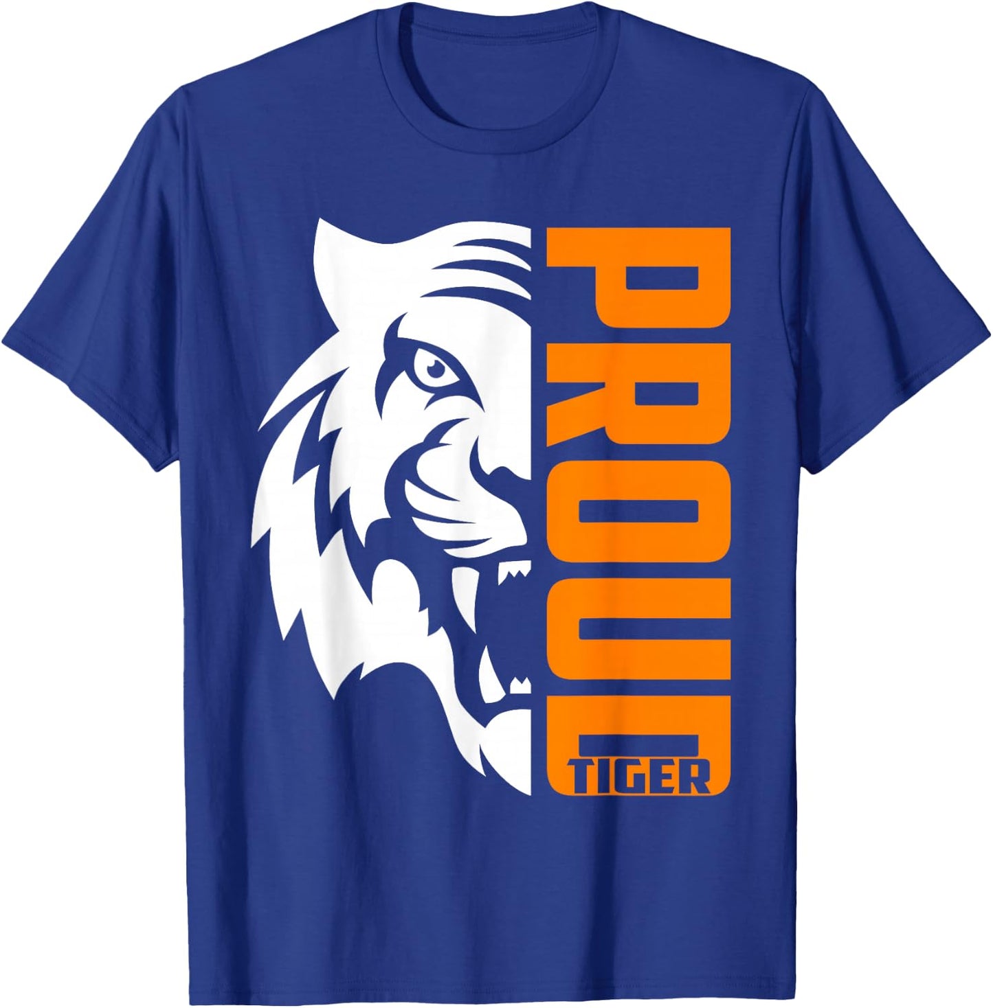 Unique Scout Gifts and more Proud Tiger - Men's Black Classic Fit Short Sleeve - Small T-Shirt - T-Shirt | Royal