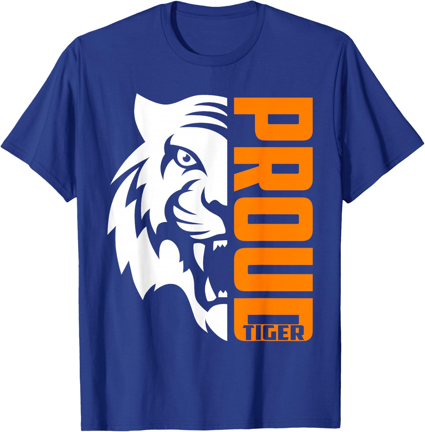 Unique Scout Gifts and more Proud Tiger - Men's Black Classic Fit Short Sleeve - Small T-Shirt - T-Shirt | Royal
