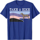 Take A Hike Pointer Funny Graphic Hiking T-Shirt - T-Shirt | Royal