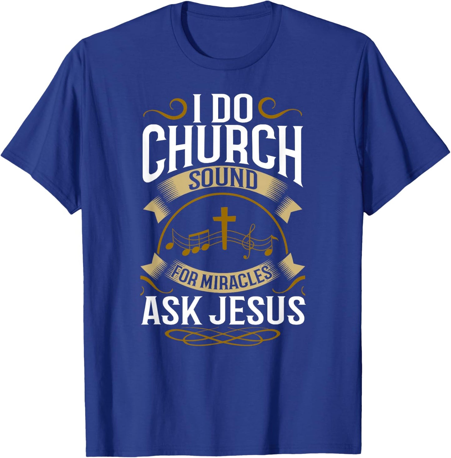 Church Sound Engineer Audio System Music Christian T-Shirt - T-Shirt | Royal
