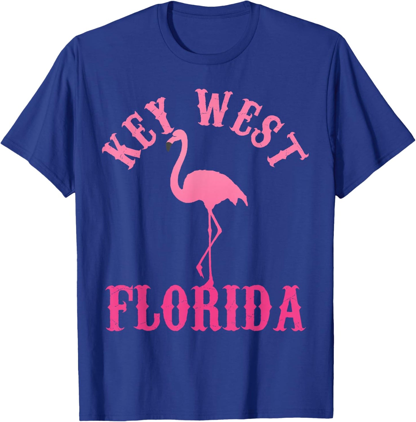 Key West Florida Shirt Flamingo America USA Souvenir T-Shirt - T-Shirt | Royal