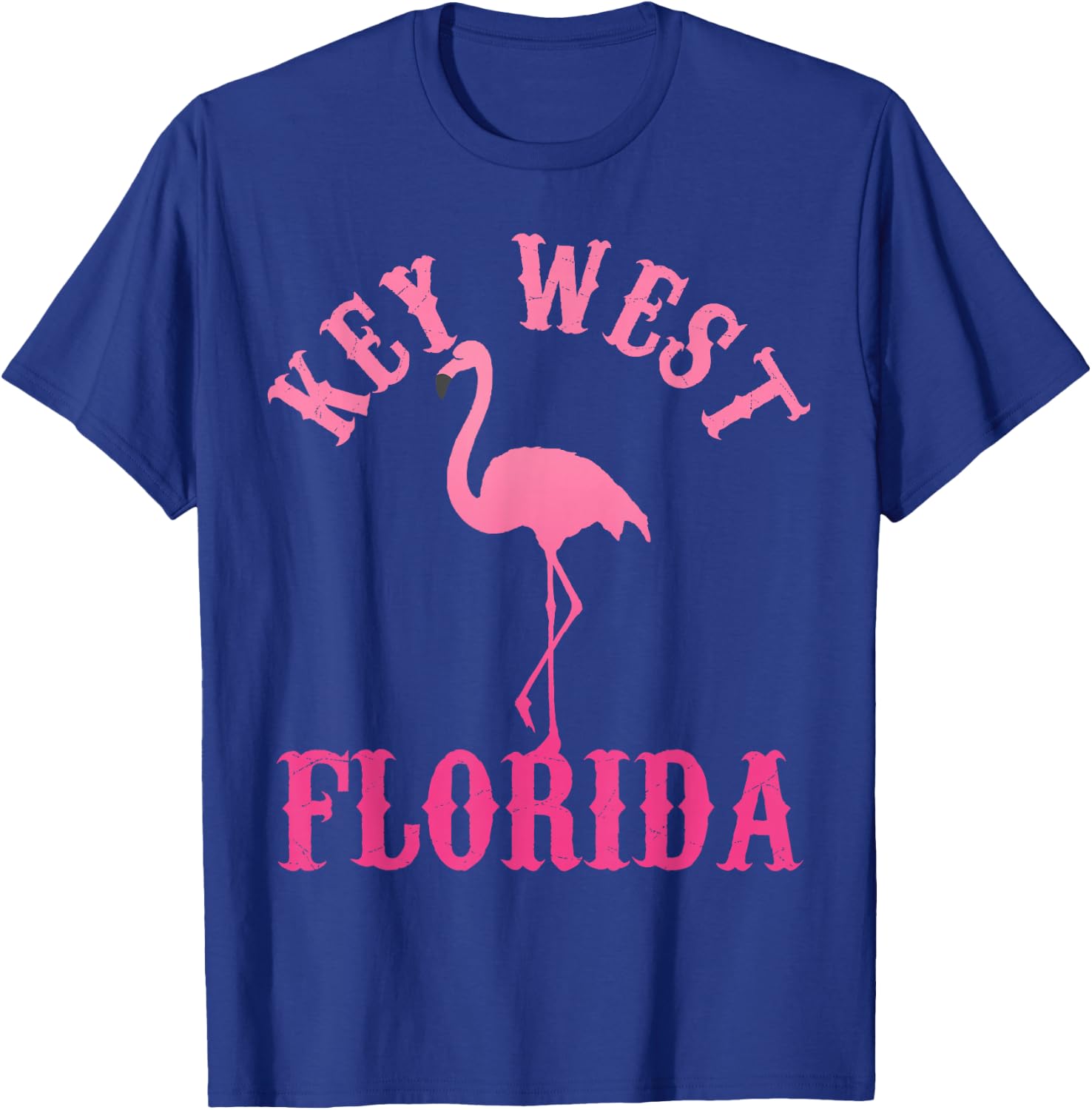 Key West Florida Shirt Flamingo America USA Souvenir T-Shirt - T-Shirt | Royal