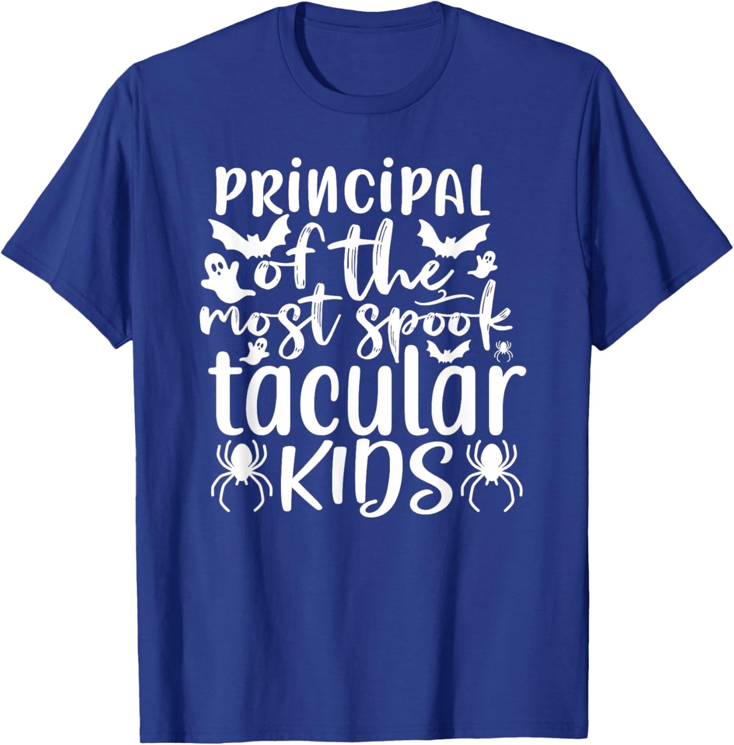 Halloween Funny - Principal Of Most Spooktacular Kids T-Shirt - T-Shirt | Royal