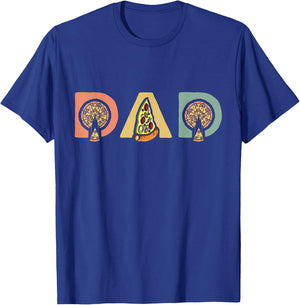 Pizza Eater Fatherhood Parenting Daddy Fathers Day T-Shirt - T-Shirt | Royal