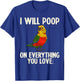 Funny Jenday Conure Design Parrot Lovers Men Women Pet Birds T-Shirt - T-Shirt | Royal