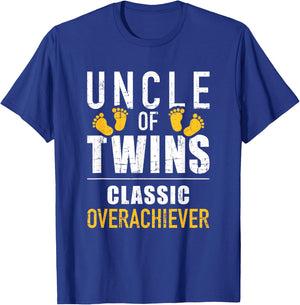 Uncle of Twins T-Shirt - T-Shirt | Royal