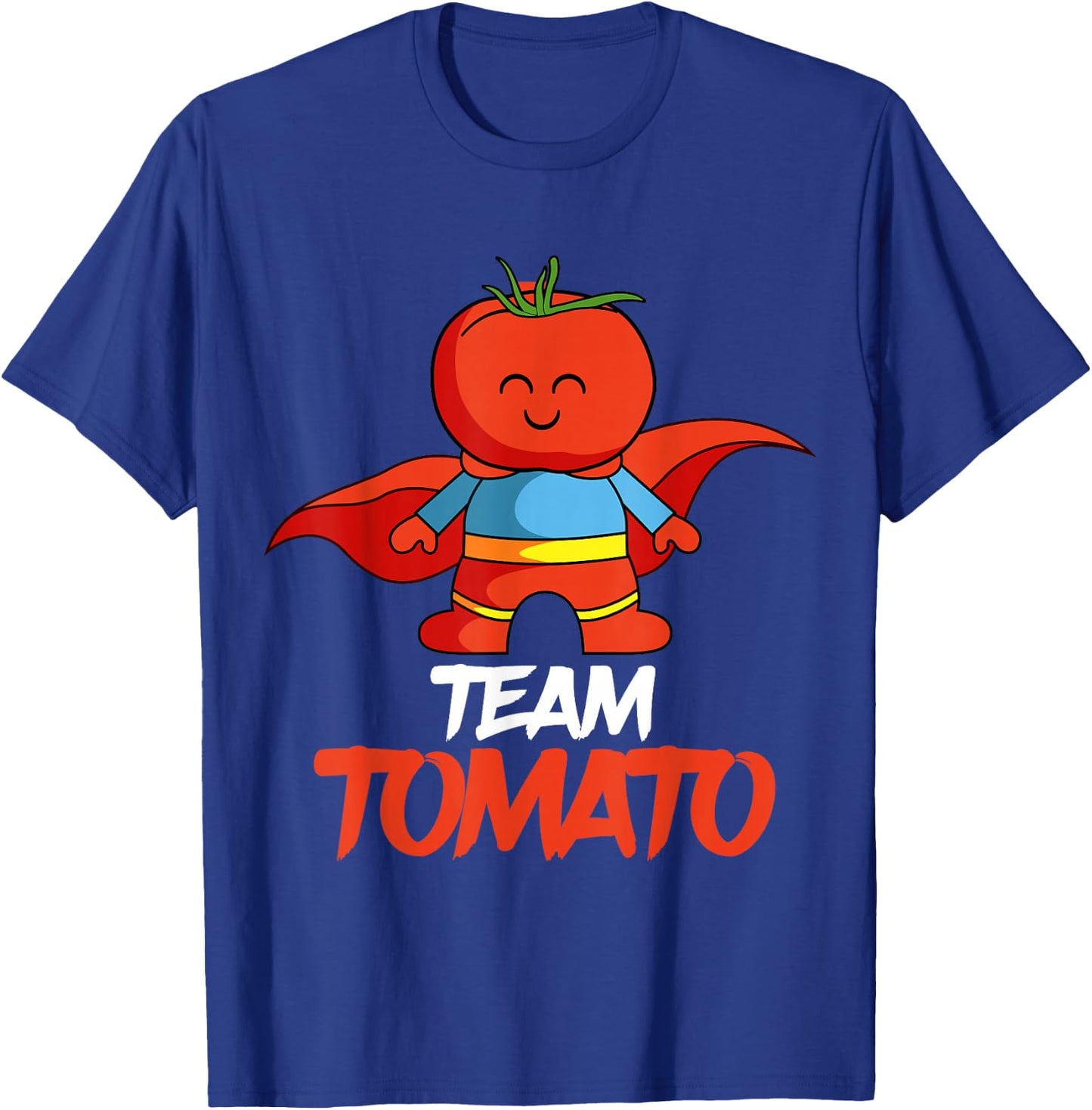 Tomatoes Vegetable Vegans Gardeners Team Superhero T-Shirt - T-Shirt | Royal