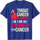 Head and Neck Throat Cancer Ribbon Survivor T-Shirt - T-Shirt | Royal
