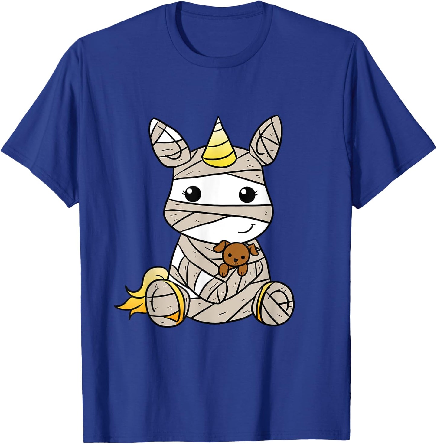 Mummy unicorn Halloween kids T-Shirt - T-Shirt | Royal