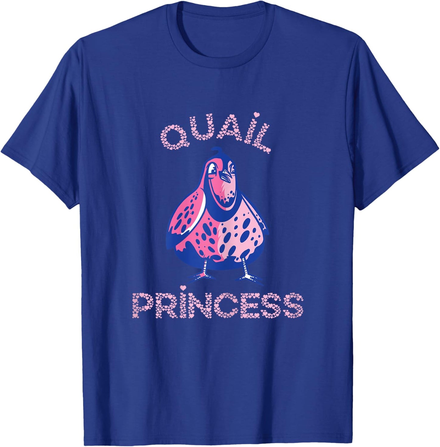 Quail Princess Quail Bird Bird Study Dwarf Quail T-Shirt - T-Shirt | Royal