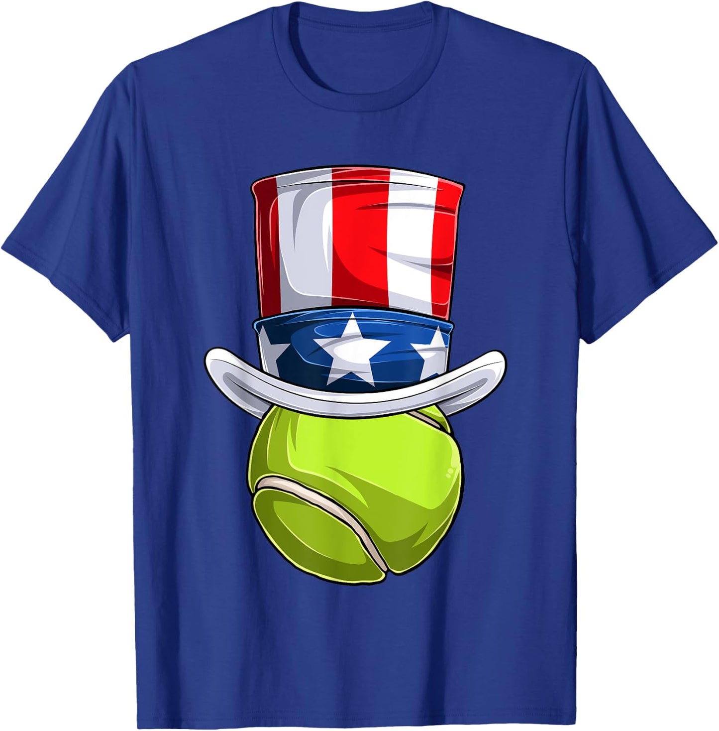 Men Women American Flag Tennis Shirt, 4th Of July Kids Boys T-Shirt - T-Shirt | Royal