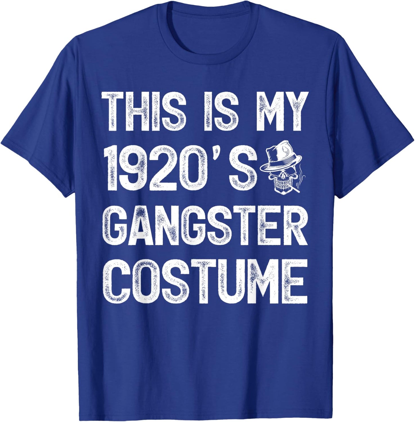 Vintage This Is My 1920's Gangster Costume T-Shirt - T-Shirt | Royal