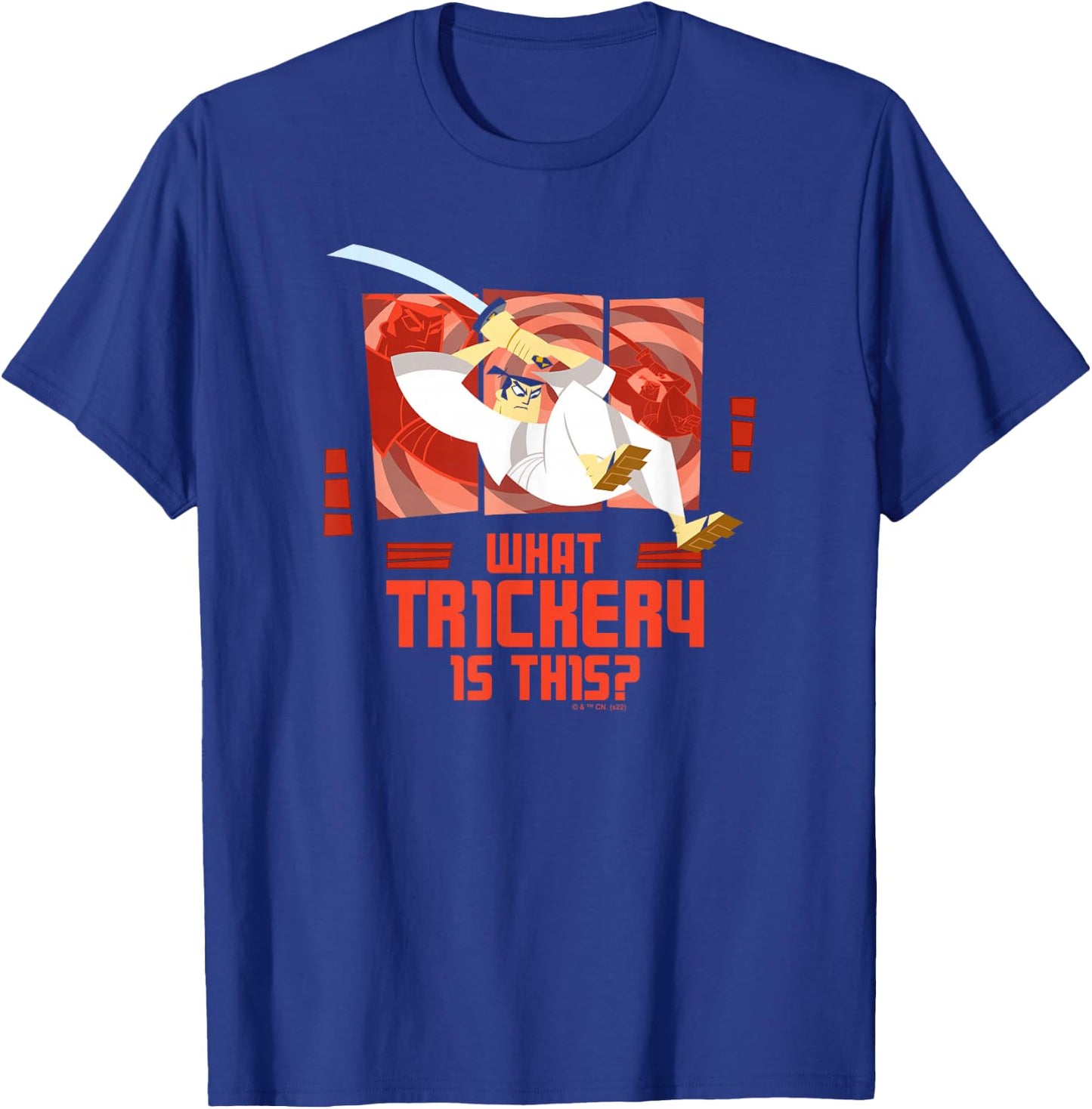 Samurai Jack What Trickery Is This? T-Shirt - T-Shirt | Royal