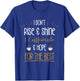 I Caffeinate & Hope For The Best - Funny Coffee Lover Gift T-Shirt - T-Shirt | Royal