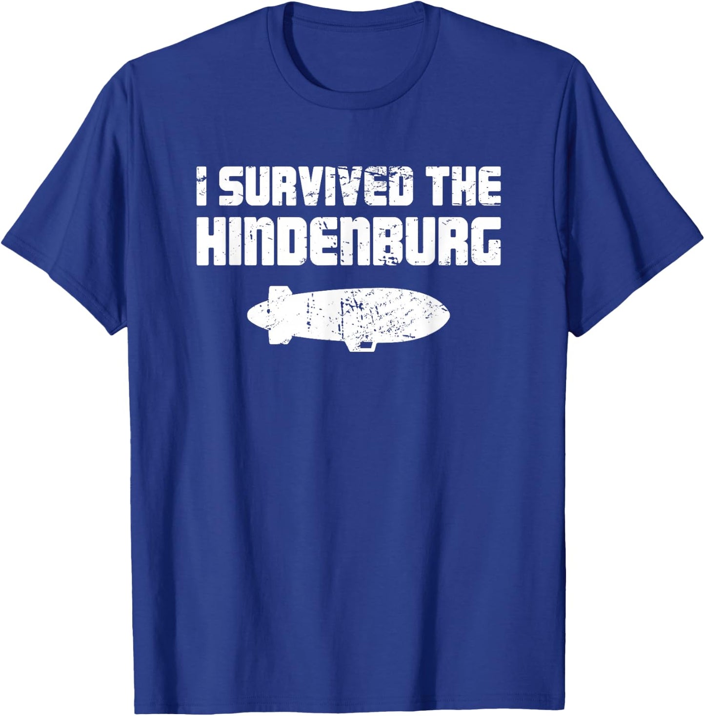 Funny Airship Blimp - Hindenburg T-Shirt - T-Shirt | Royal