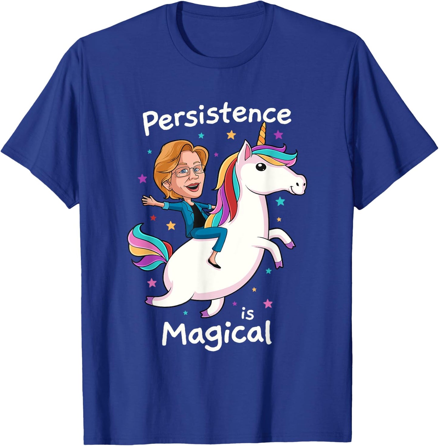 Persistence Is Magical Elizabeth Warren Unicorn Persist T-Shirt - T-Shirt | Royal