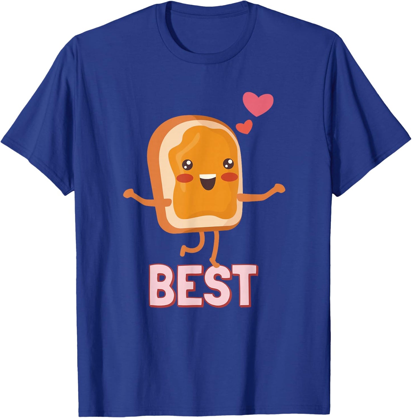 Best Friends PB&J Peanut Butter and Jelly Besties T-Shirt - T-Shirt | Royal