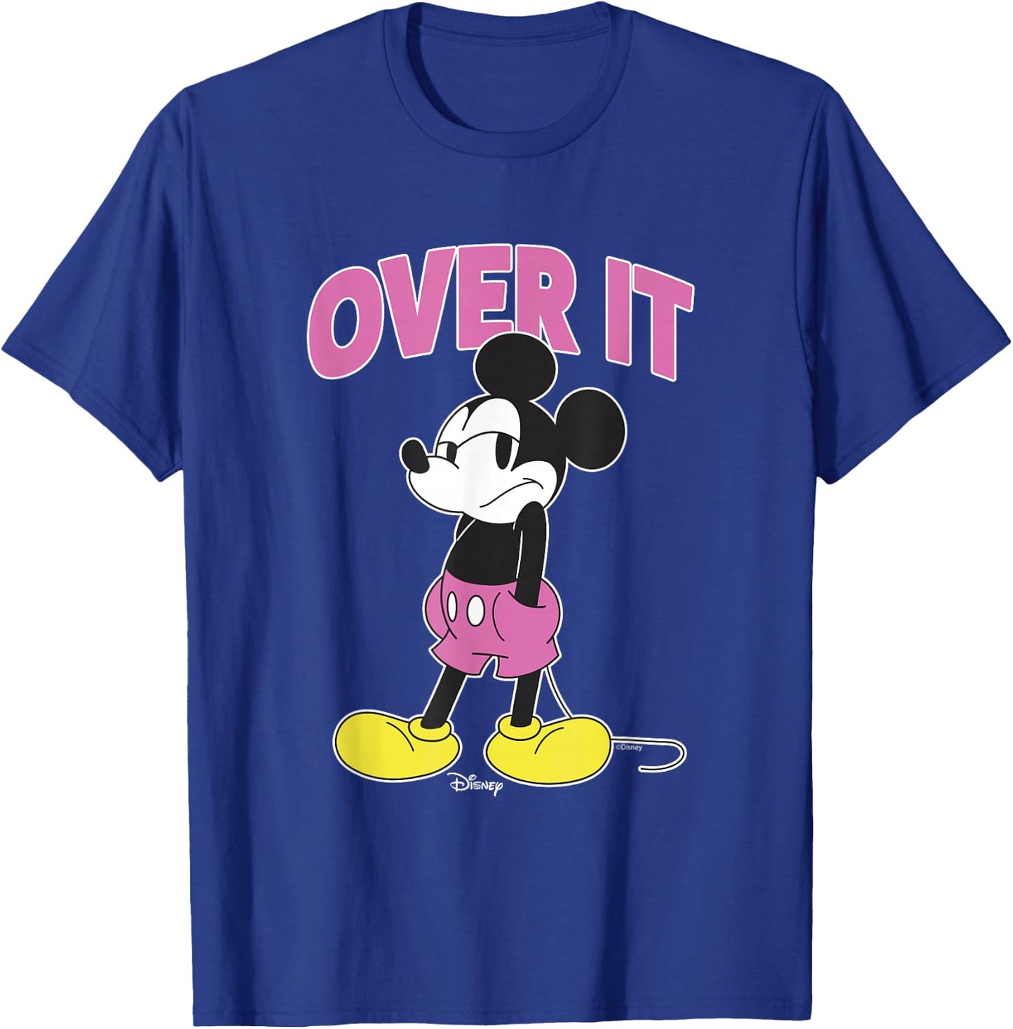 Disney Mickey and Friends Over It Grumpy Mickey Mouse T-Shirt - T-Shirt | Royal