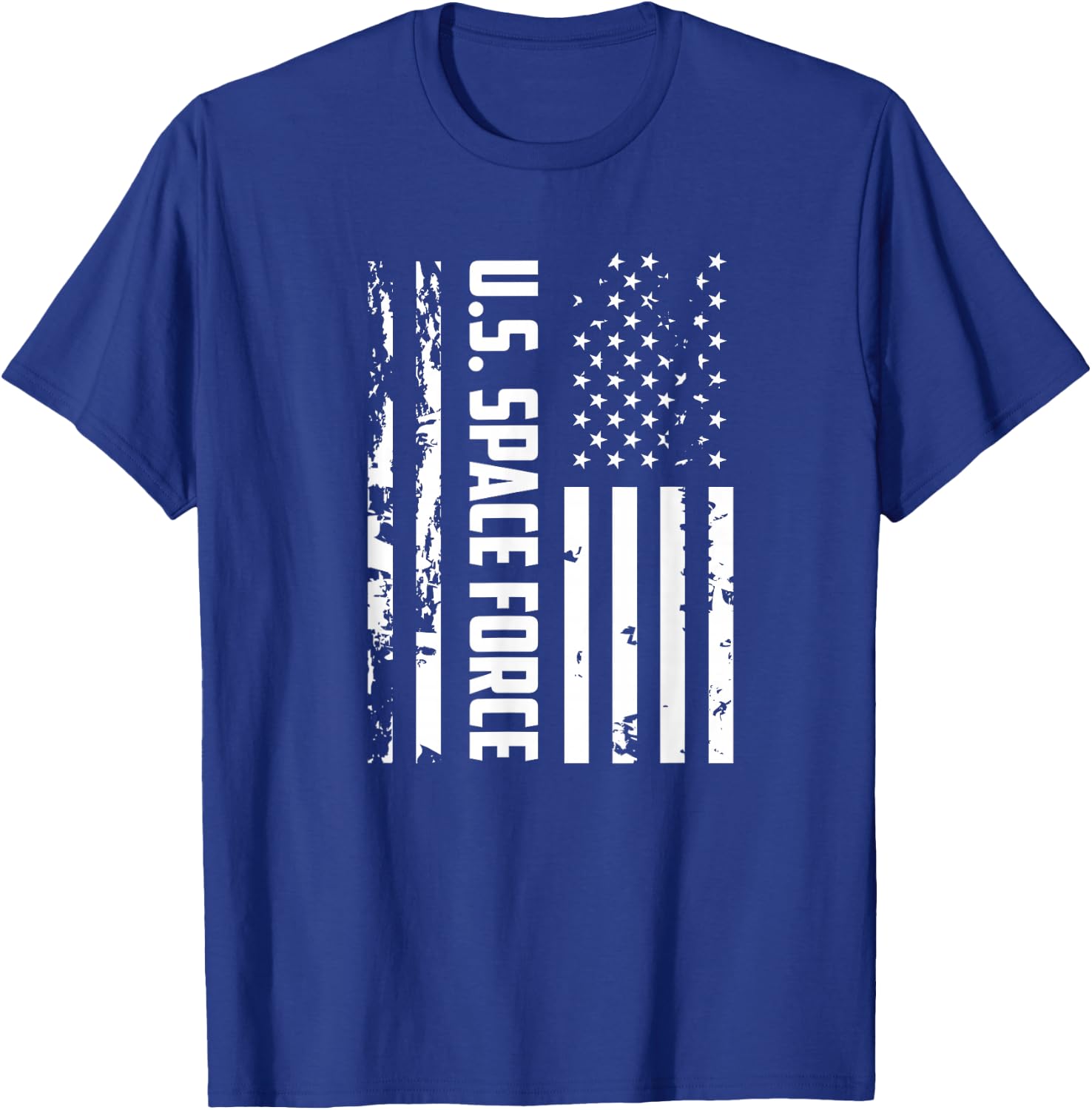 United States Space Force | USA Flag T-Shirt - T-Shirt | Royal