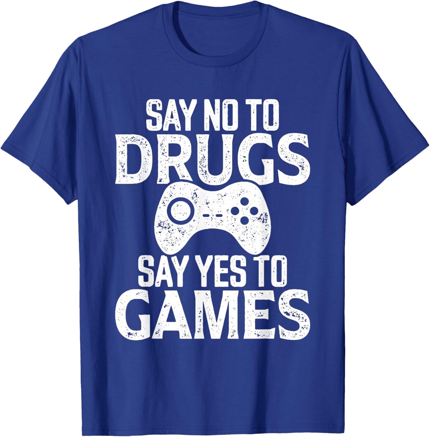 Red Ribbon Week Shirt Say No to Drugs Say Yes to Games T-Shirt - T-Shirt | Royal