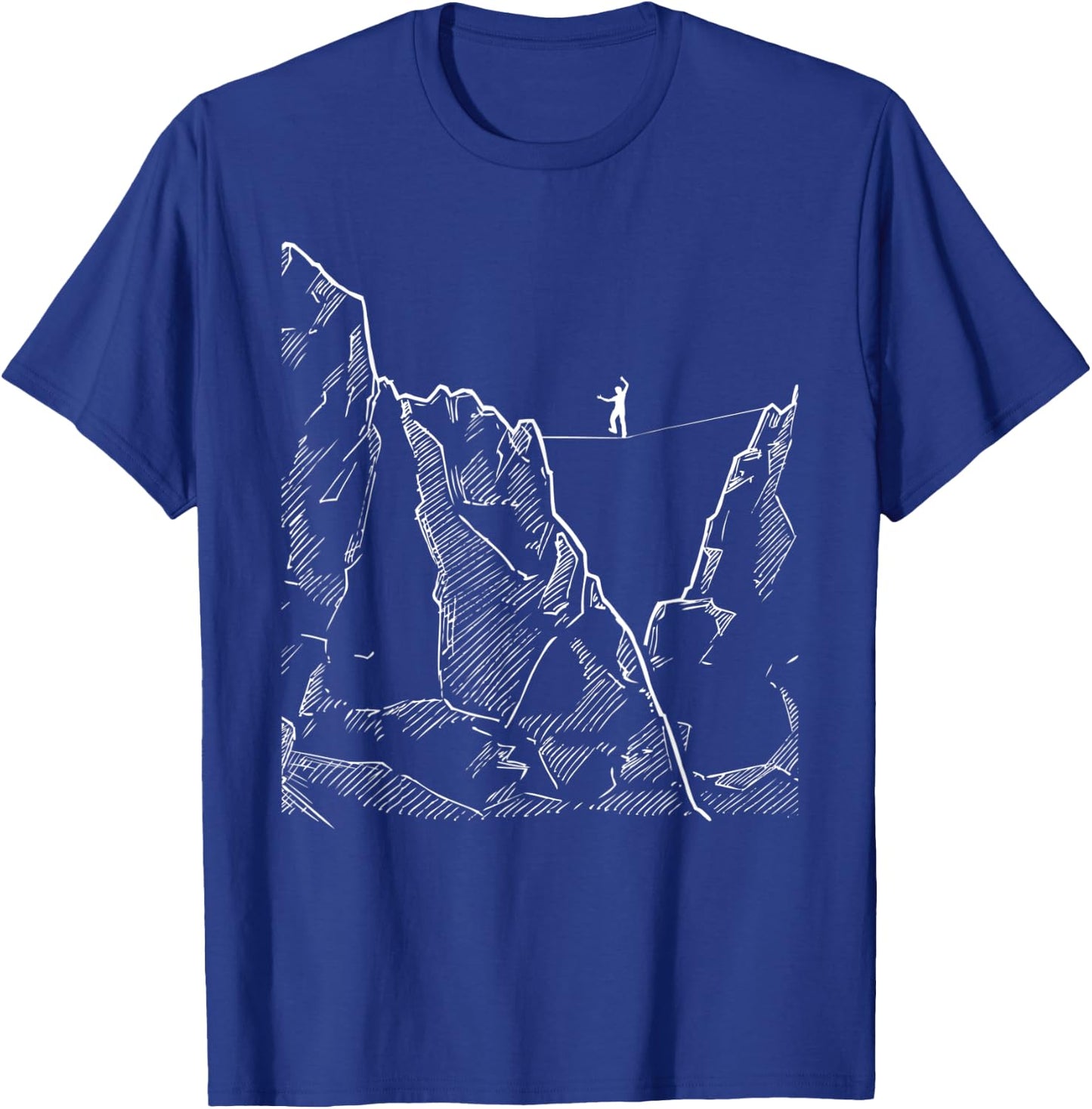 Slackliner - Slackline Slacklining Tightrope Trickline T-Shirt - T-Shirt | Royal