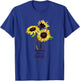 Happiness is Being Busia Life Sunflower Art Grandma T-Shirt - T-Shirt | Royal