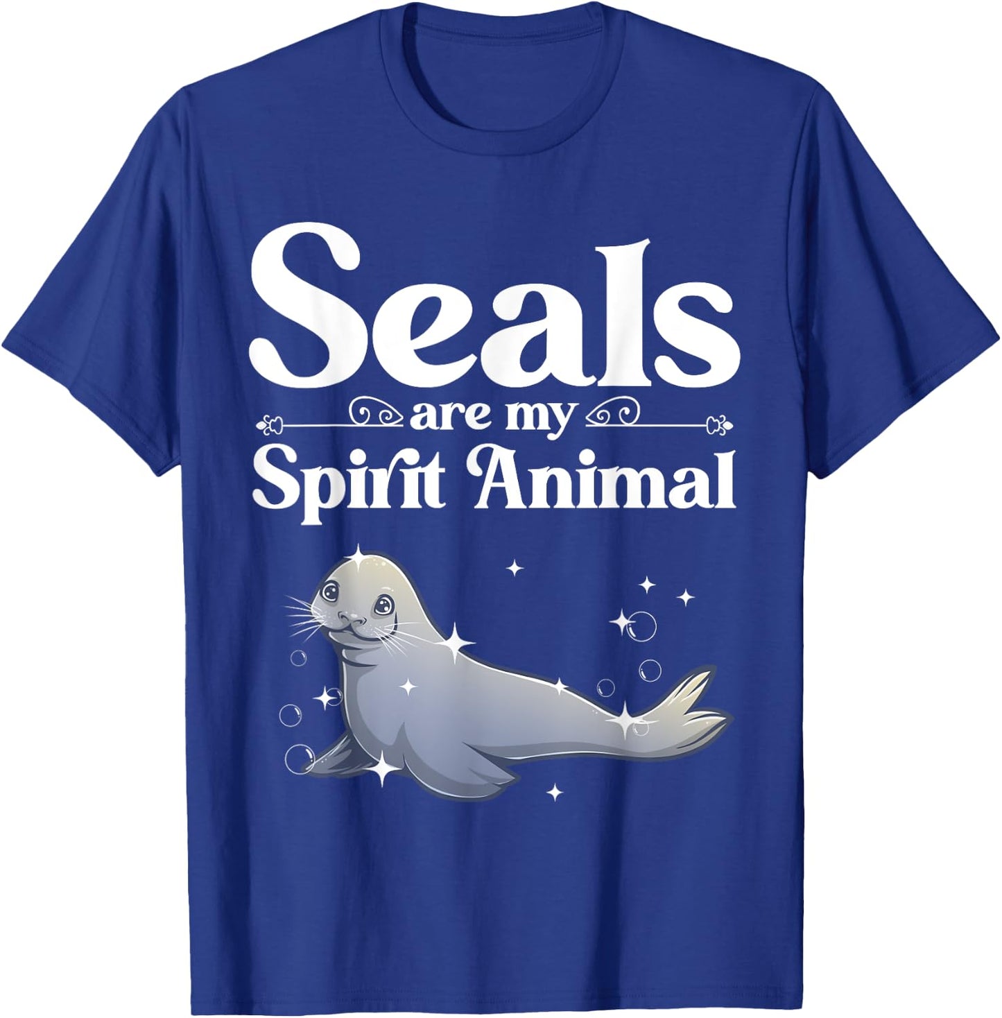 Funny Seal Designs Women Sea Animal Lovers Pinnipeds T-Shirt - T-Shirt | Royal