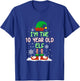 The 10 Year Old Elf Family Matching Christmas Pajama Kids T-Shirt - T-Shirt | Royal