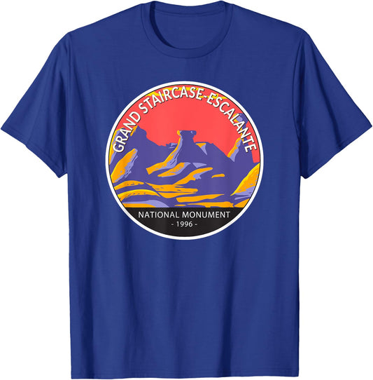 Grand Staircase Escalante National Monument Utah Vintage T-Shirt - T-Shirt | Royal