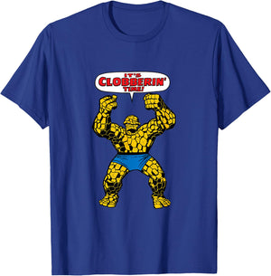 Marvel Fantastic Four The Thing Clobberin' Time T-Shirt - T-Shirt | Royal
