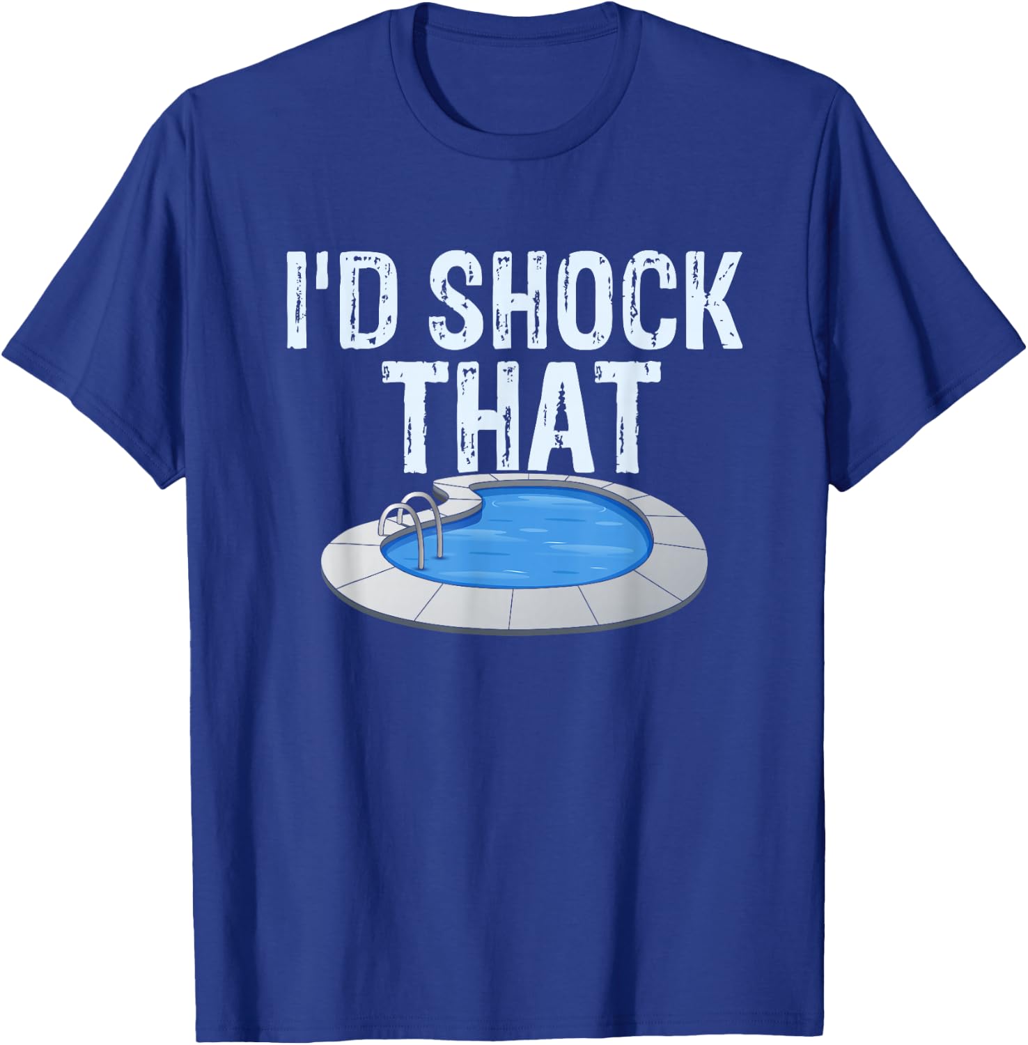 Pool Guy Design for Swimming Pool Boy and Pool Cleaner T-Shirt - T-Shirt | Royal