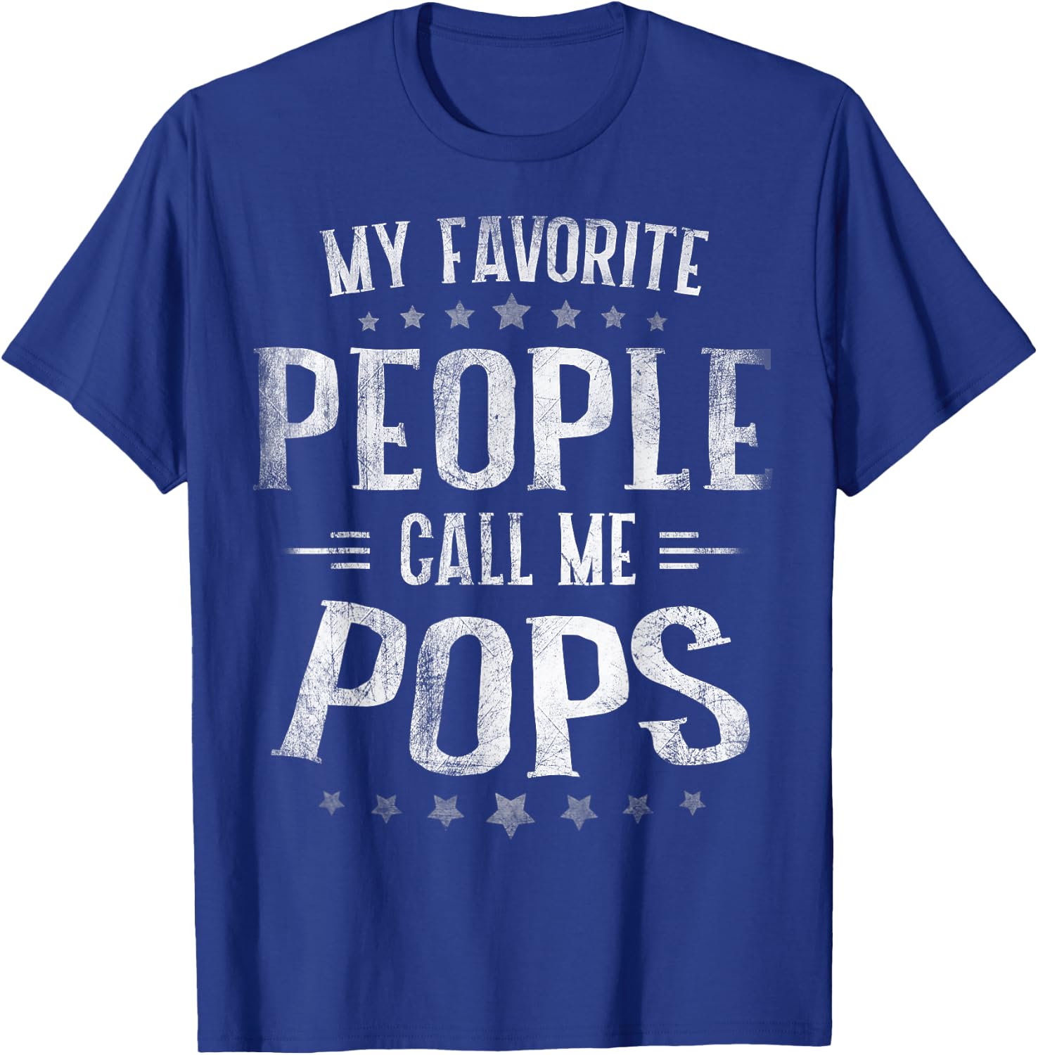 My Favorite People Call Me Pops Shirt Fathers Day T-Shirt - T-Shirt | Royal