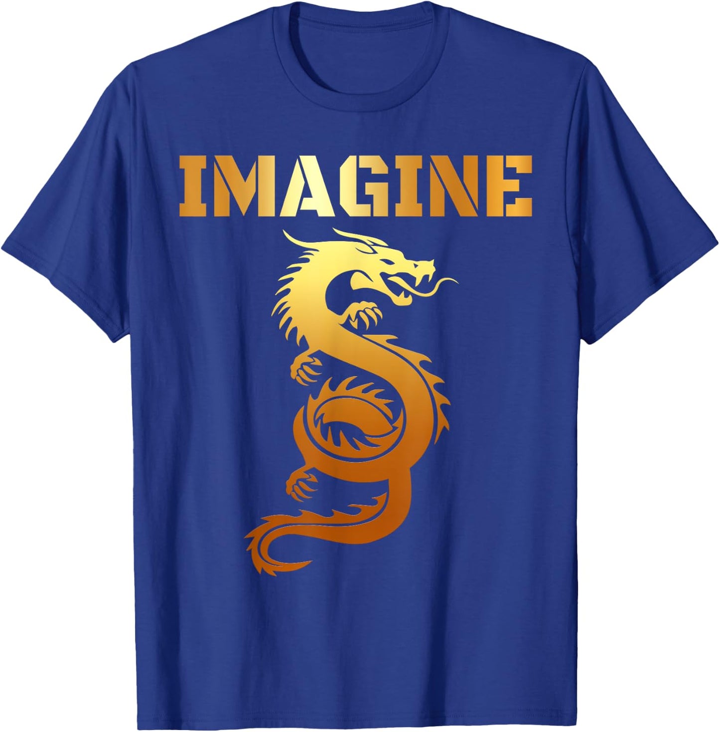 IMAGINE Fantasy Dragon Tatoo for Dragons Lovers T-Shirt - T-Shirt | Royal