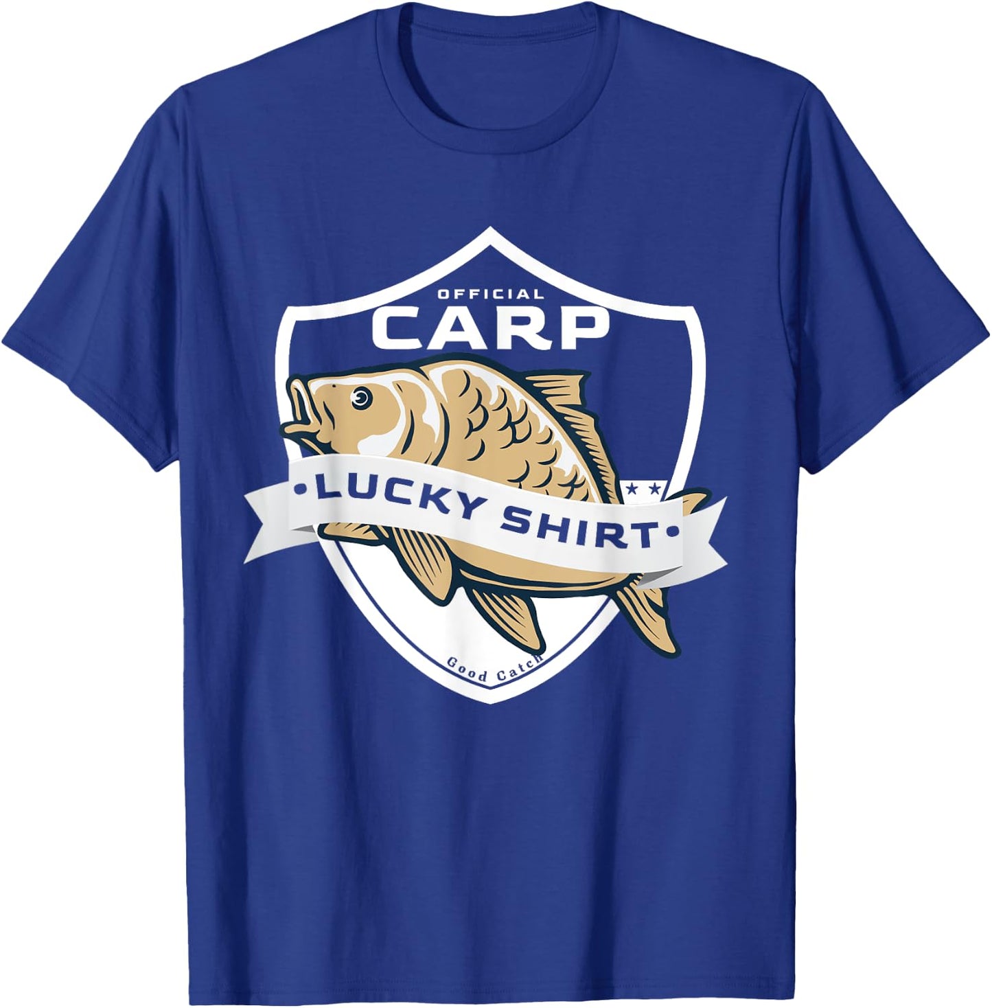 Carp Lucky Shirt Funny Fishing Accessories to Carp Fishing T-Shirt - T-Shirt | Royal