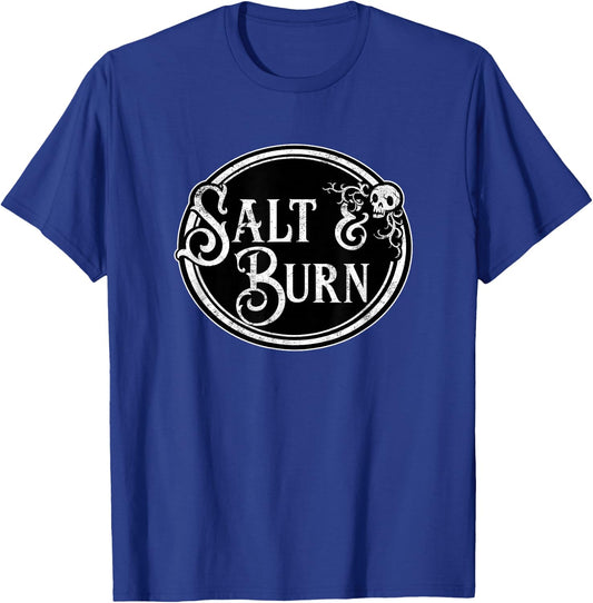 Salt & Burn: ghost hunter supernatural spirit funny monster T-Shirt - T-Shirt | Royal