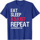 Chiropractor Spine Adjustment Adjust Chiropractic Doctor T-Shirt - T-Shirt | Royal