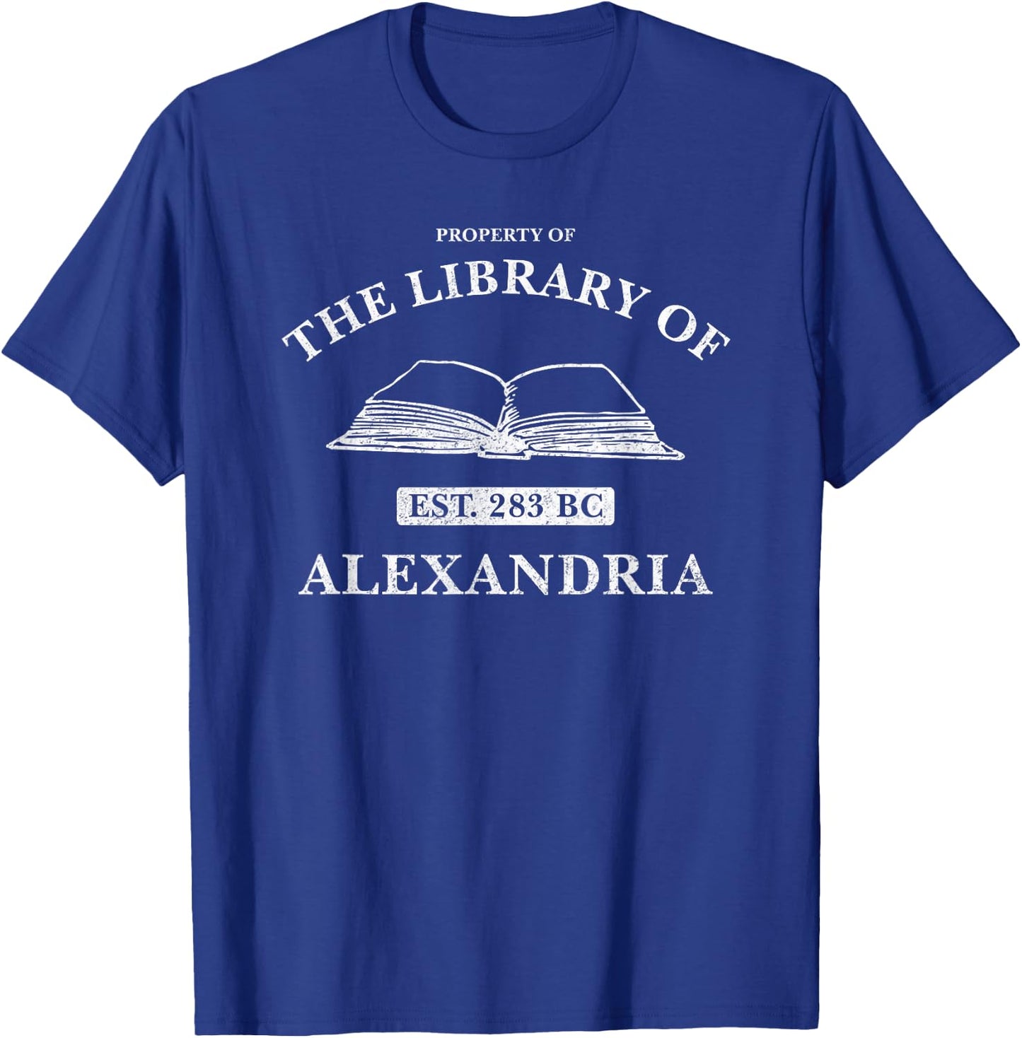 Property the Library of Alexandria T-Shirt - T-Shirt | Royal