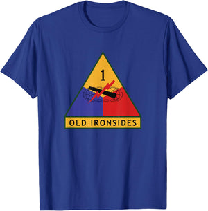 1st Armored Division T Shirt 20584 T-Shirt - T-Shirt | Royal